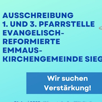 Stellenausschreibung zweier Pfarrstellen