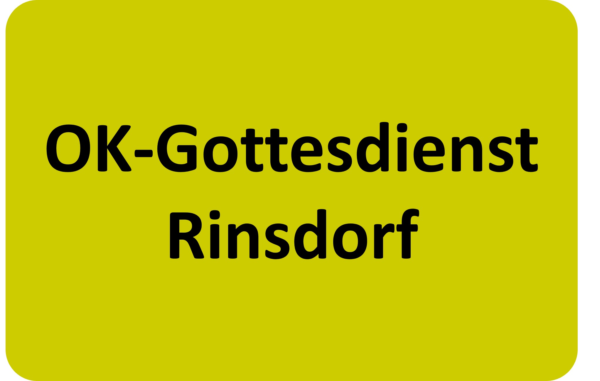 OK-Gottesdienste Rinsdorf