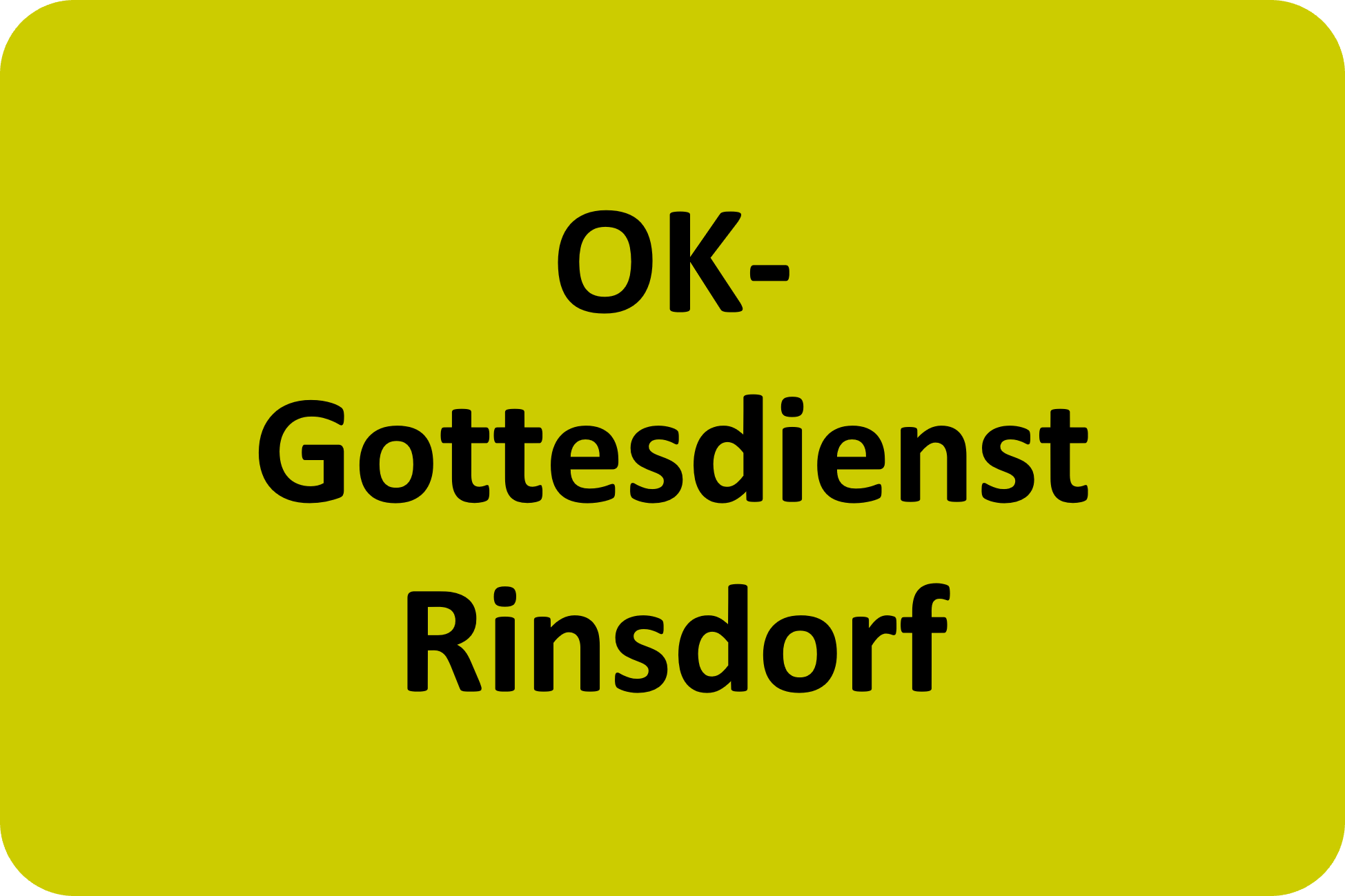 OK-Gottesdienste Rinsdorf
