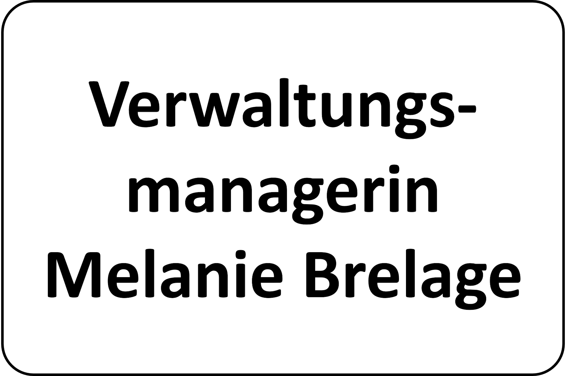 Verwaltungsmanagerin